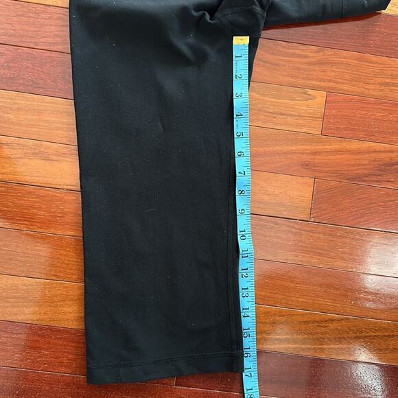 Lululemon Black Crop Leggings Size 6 Inseam 17" Loungewear Y2K - Picture 5 of 6